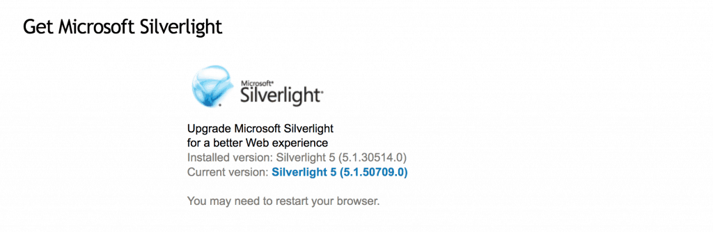 Microsoft silverlight for mac
